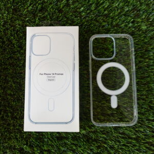 Funda MagSafe Transparente iPhone 14 Pro Max Carga Inalámbrica 2800 GN